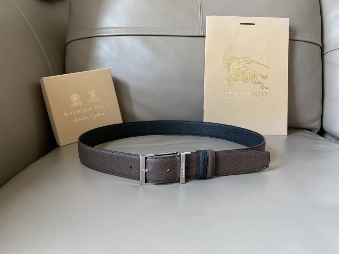 Barbara-- 3.4CM cowhide three piece--reversible Calfskin item:C-S333K1813